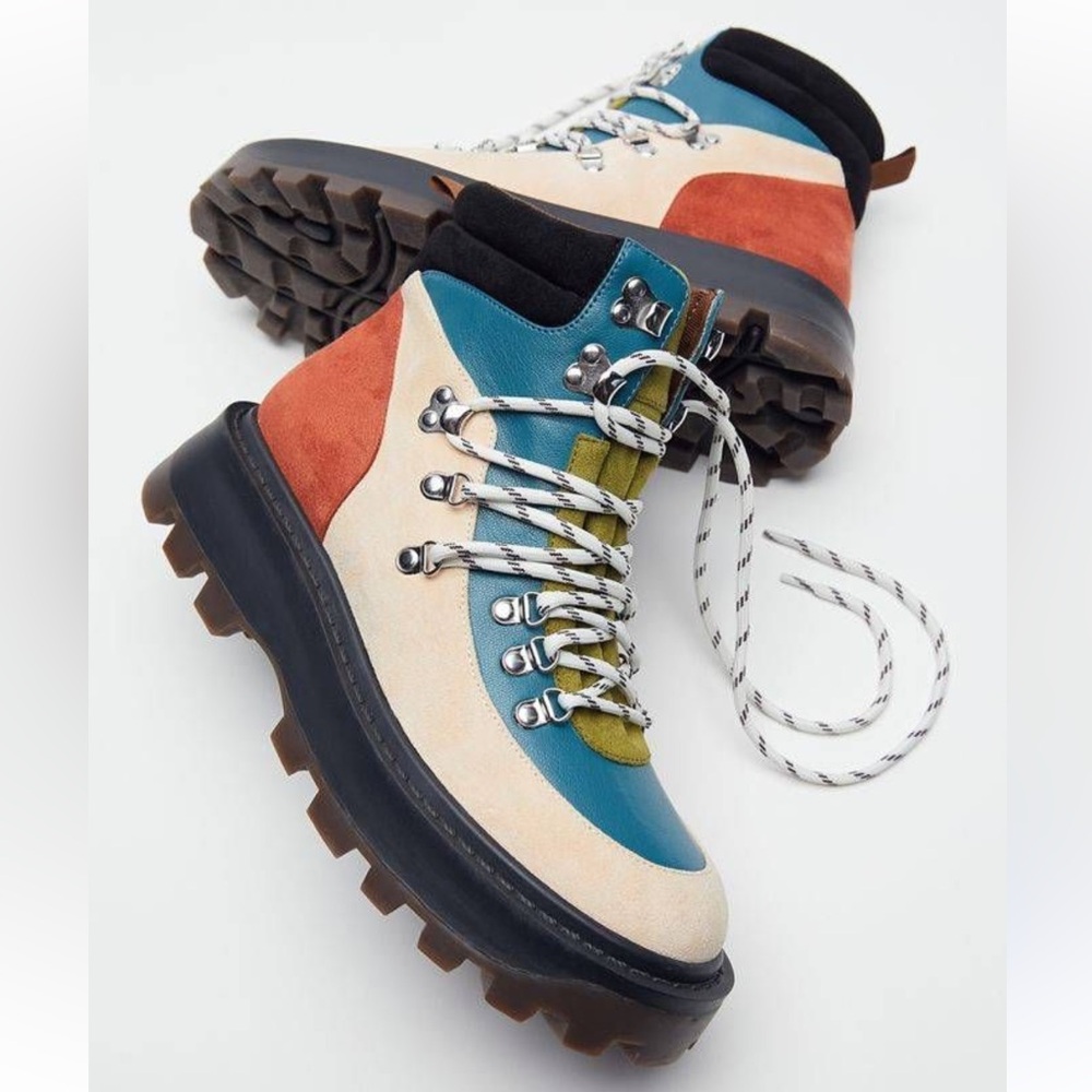 Color-block Boots